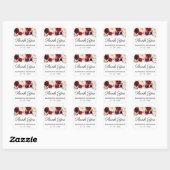 Stickers Mariage rose Marsala (Feuille)