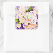 Stickers Mariage Rose Pêche et Violet (Sac)