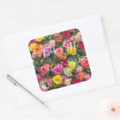 Stickers mariage Rose personnalisé (Enveloppe)