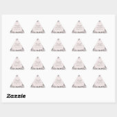 Stickers Mariage rose Rose vintage (Feuille)