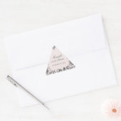 Stickers Mariage rose Rose vintage (Enveloppe)