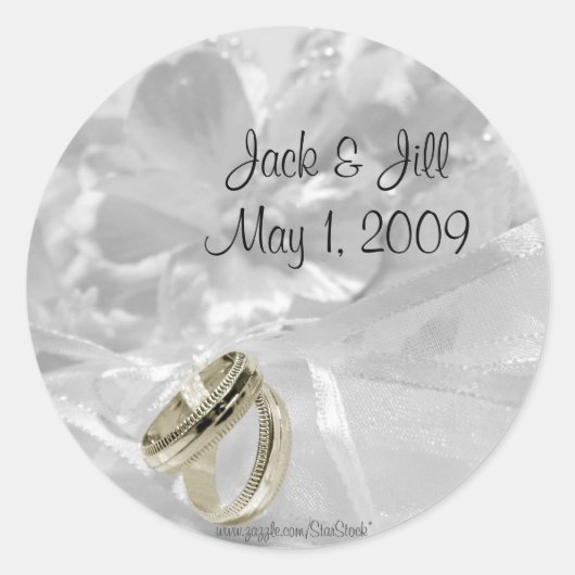 Stickers Mariage Silver Gold (Devant)
