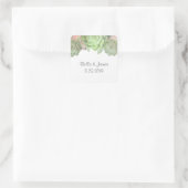 Stickers Mariage Succulents Vert (Sac)