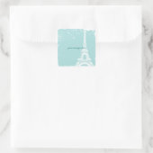 Stickers Mariage Tour Eiffel Bleu (Sac)