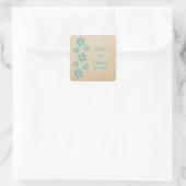 Stickers Mariage Tropical Turquoise (Sac)
