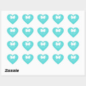 Stickers Mariage Turquoise Butterfly (Feuille)