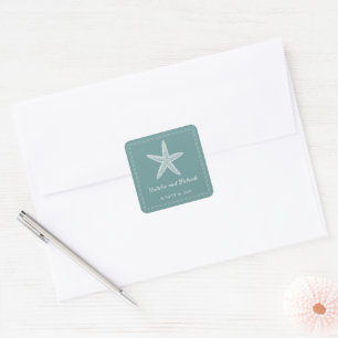 Stickers Mariage turquoise Starfish