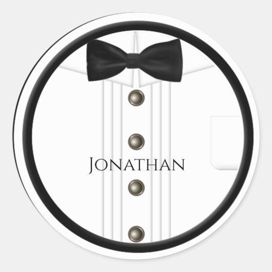 Stickers mariage Tux (Devant)