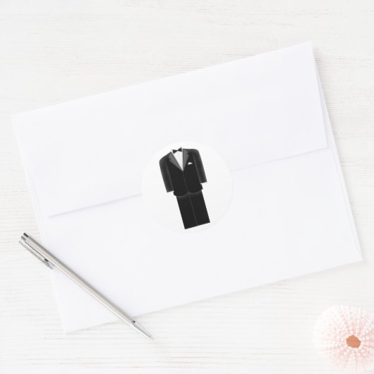 Stickers mariage Tux (Enveloppe)