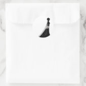 Stickers Mariage Veillette Silhouette Clipart Mari (Sac)