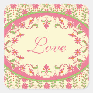 Stickers Mariage Victorien vintage
