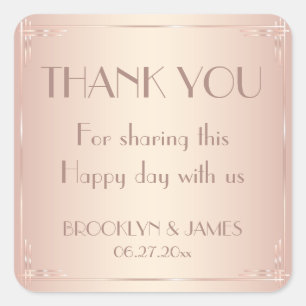 Stickers Mariage vintage