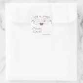 Stickers Mariage Whimsy Papillon Violet (Sac)