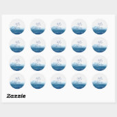 Stickers marine, Aquarelle moderne (Feuille)