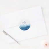 Stickers marine, Aquarelle moderne (Enveloppe)