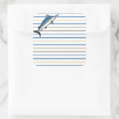 Stickers - Marlin bleu sur bandes (Sac)