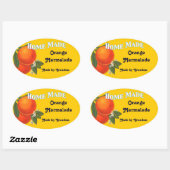 Stickers Marmalade Orange Fabriqués Sur Mesure (Feuille)
