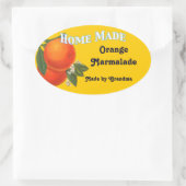 Stickers Marmalade Orange Fabriqués Sur Mesure (Sac)