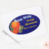 Stickers Marmalade Orange Fabriqués Sur Mesure (Enveloppe)