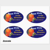 Stickers Marmalade Orange Fabriqués Sur Mesure (Feuille)