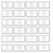 Stickers marque place Mariage (Devant)