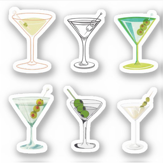 Stickers Martini (Devant)