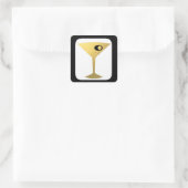 Stickers Martini Or Rétro Glamour (Sac)