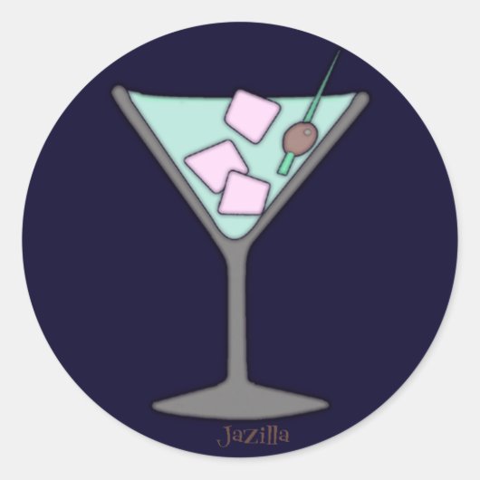 Stickers Martini Quick Sky (Devant)