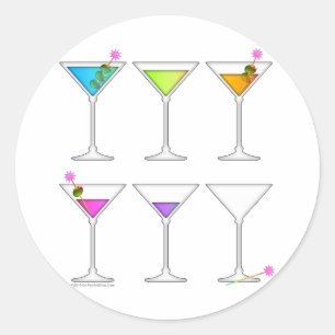 Stickers - Martini's gaan, gaan, WEG
