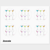 Stickers - Martinis Partir, Partir, Partir (Feuille)