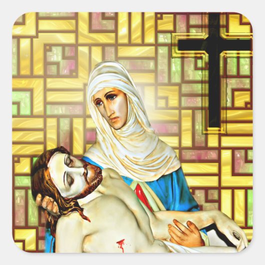 stickers mary et jesus (Devant)