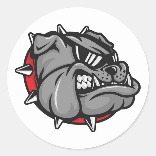 Stickers Mascotte Bulldogs (Devant)