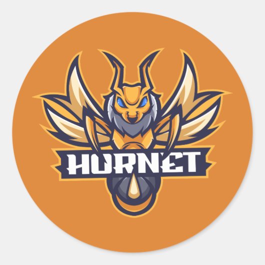 Stickers Mascotte Hornets (Devant)