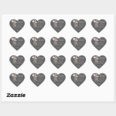 Stickers Mason Gris et Rose Jar Wedding Favor (Feuille)