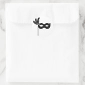 Stickers Masque Arlequin Noir (Sac)