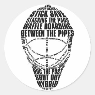 Stickers Masque de gardien de but de hockey
