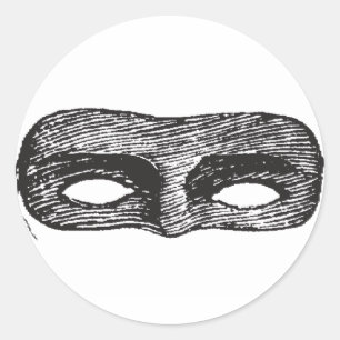 Stickers Masque noir