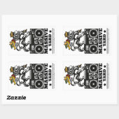 stickers Massive Yard White Lion Full 2018 (Feuille)