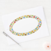 Stickers Mat Ovale CRAZE (Enveloppe)