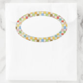 Stickers Mat Ovale CRAZE (Sac)