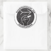 Stickers Mathématiciens pour les vaccins (Sac)