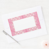 Stickers Matte du rectangle rectangulaire COEUR RO (Enveloppe)