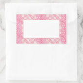 Stickers Matte du rectangle rectangulaire COEUR RO (Sac)