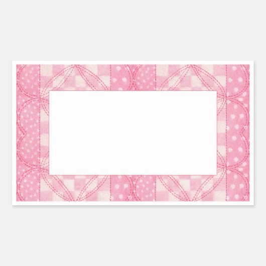 Stickers Matte du rectangle rectangulaire COEUR RO (Devant)