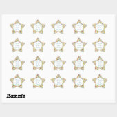 Stickers matte QUILT MOSAIC Star (Feuille)