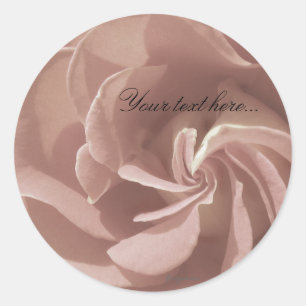 Stickers Mauve Fleurs de Mariage / Sceaux Envelopp