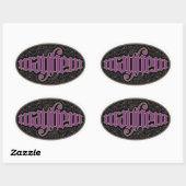 Stickers Mayhem Ambigram (Feuille)
