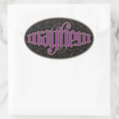 Stickers Mayhem Ambigram (Sac)