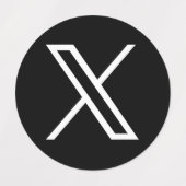 Stickers médias sociaux (Design 1)