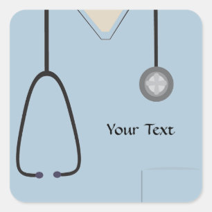 Stickers Médicale bleu clair